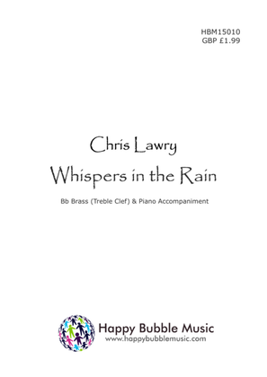 Whispers in the Rain - for Bb Brass [Treble Clef] & Piano (from Scenes from a Parisian Cafe)