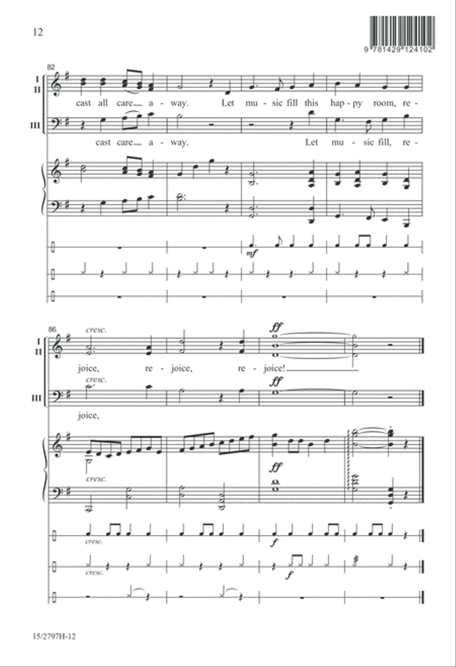 Be Glad This Festive Day 3-Part scores gallery preview page 13