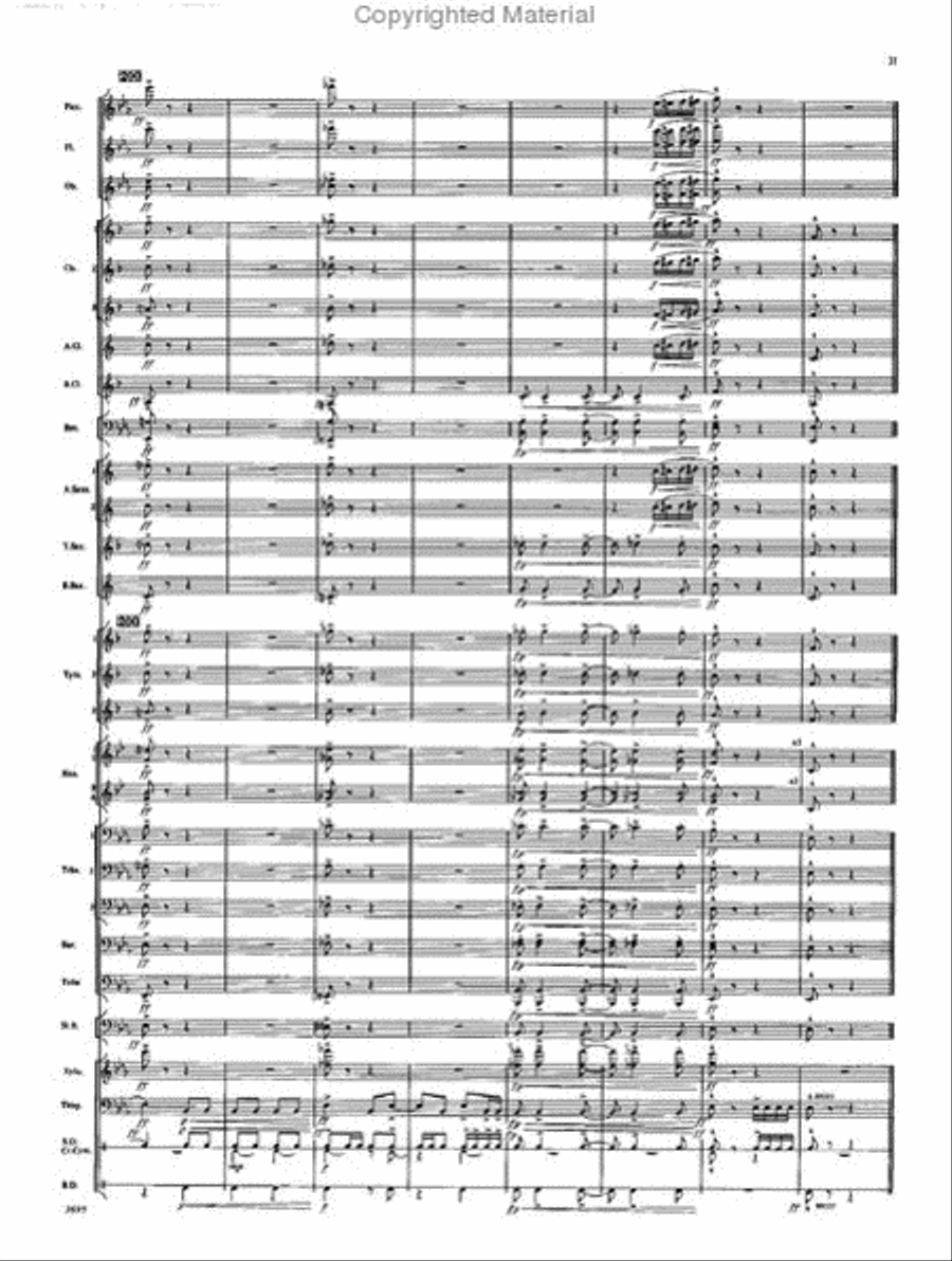 In All Its Glory Concert Band scores gallery preview page 29