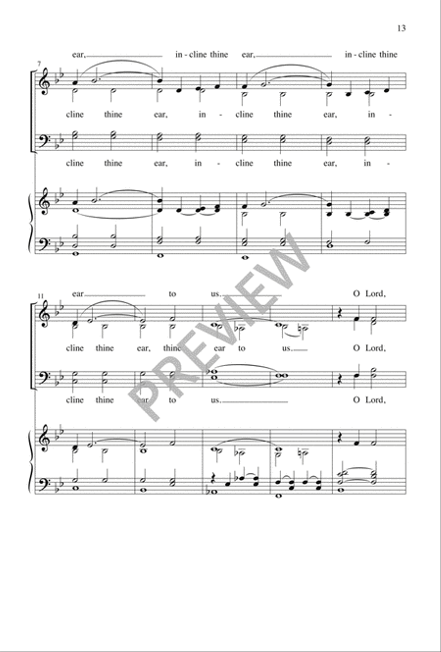 Seven Short Choral Meditations Divisi scores gallery preview page 13