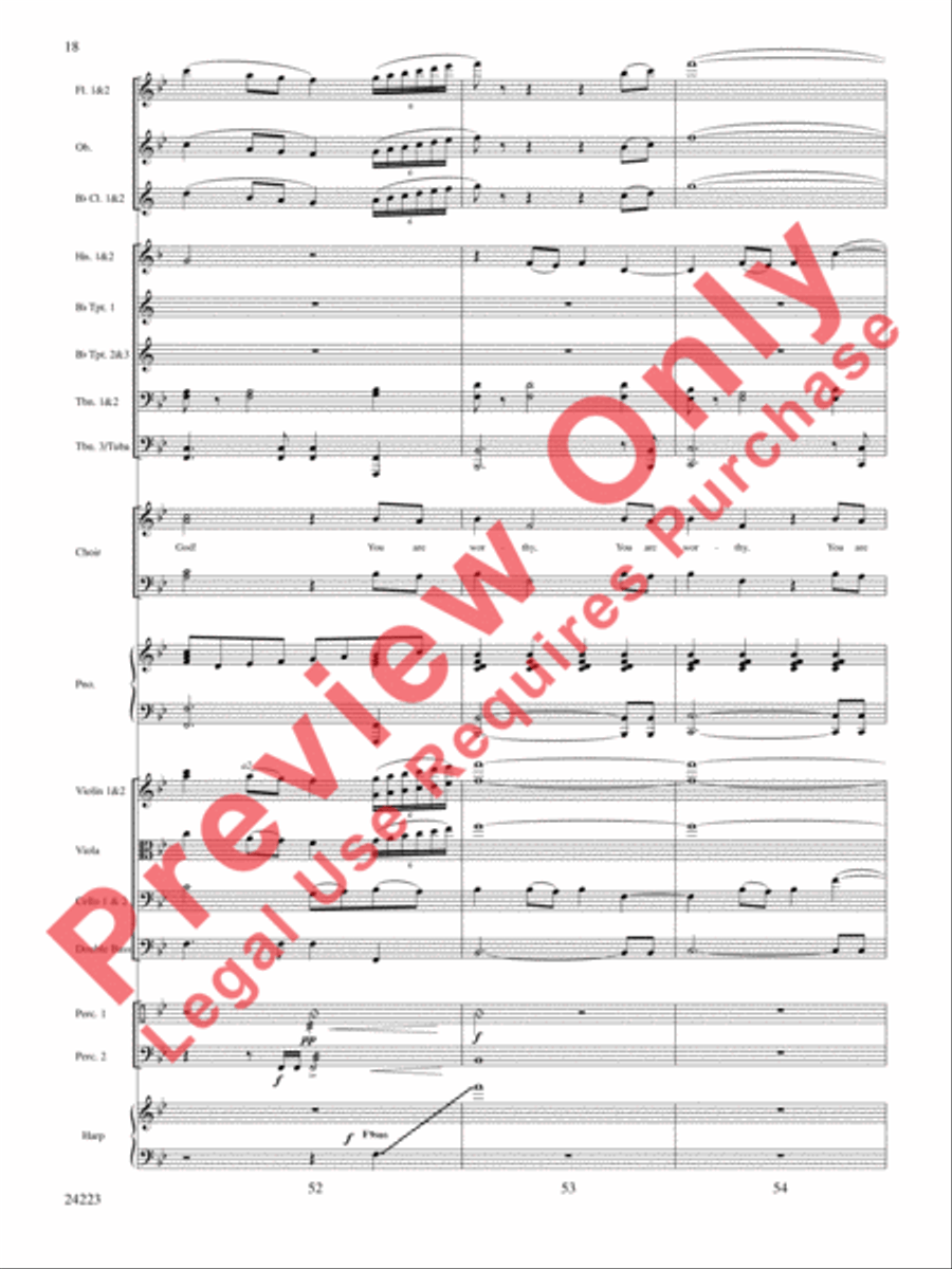 Living Lord Choir scores gallery preview page 19