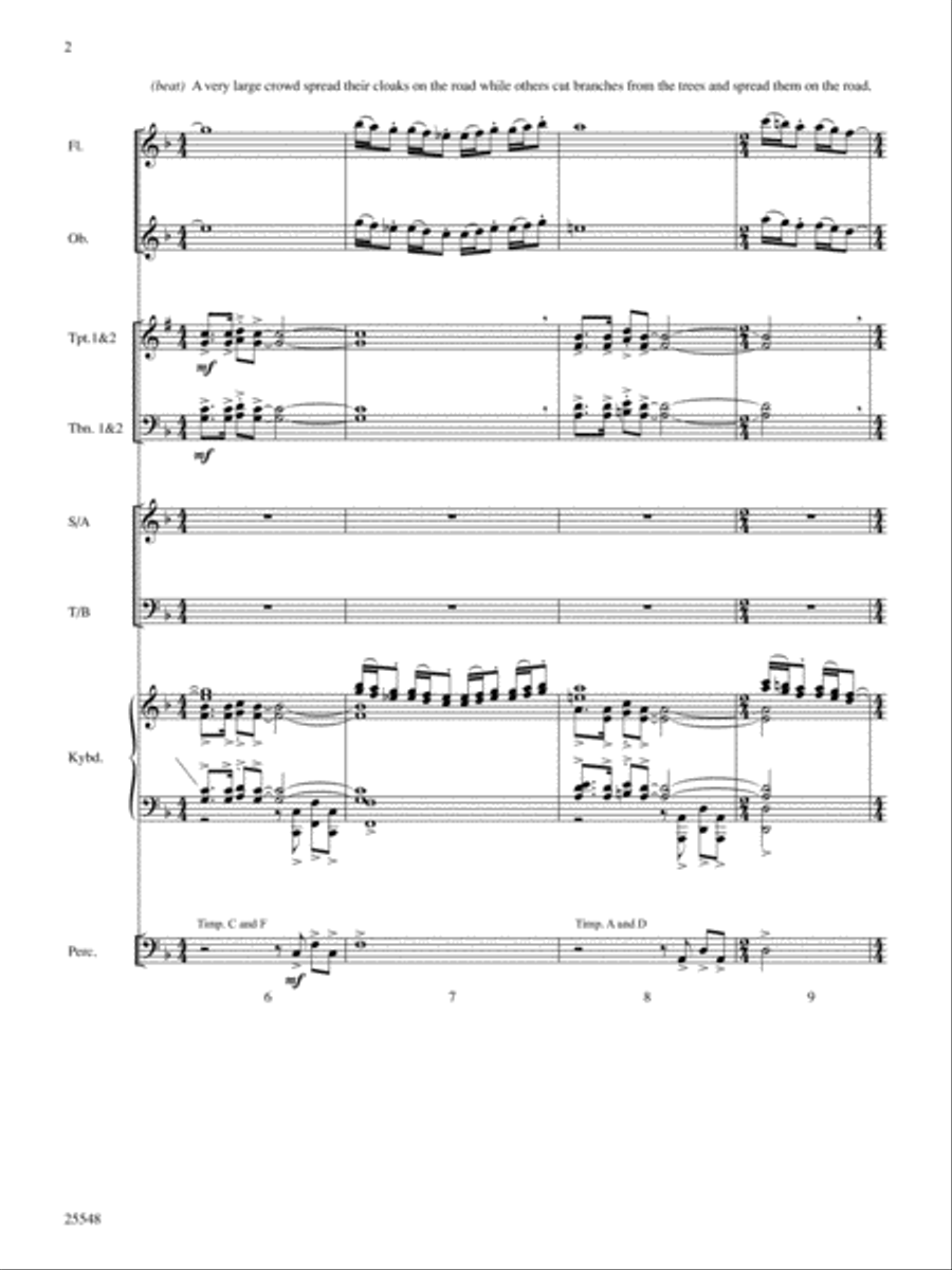 Passion of the Palms Choir scores gallery preview page 3