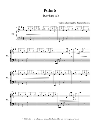 Psalm 6 - lever harp solo