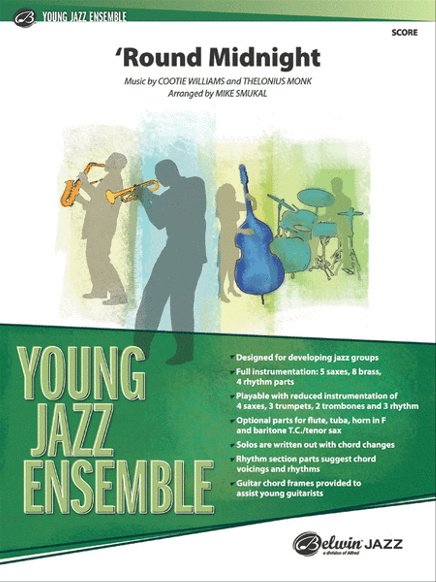 'Round Midnight Jazz Ensemble scores gallery preview page 1