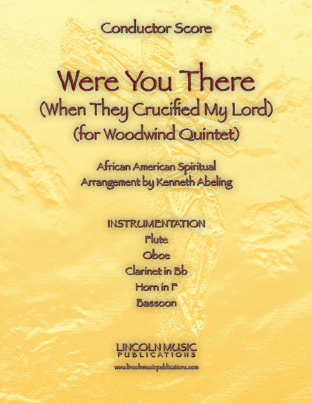 Were You There (When They Crucified My Lord) (for Woodwind Quintet) image number null