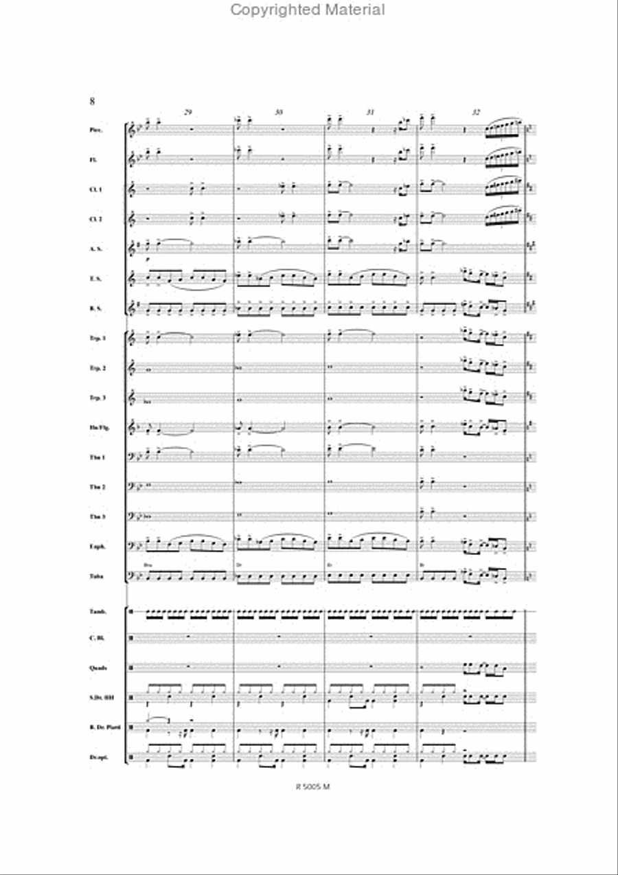 Think Think Marching Band scores gallery preview page 9