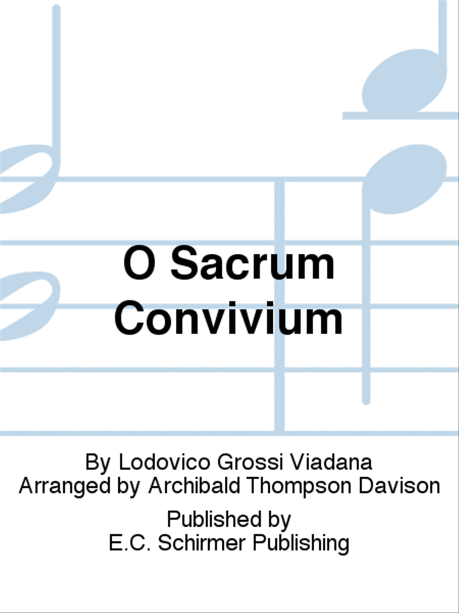 O Sacrum Convivium TTBB scores gallery preview page 1