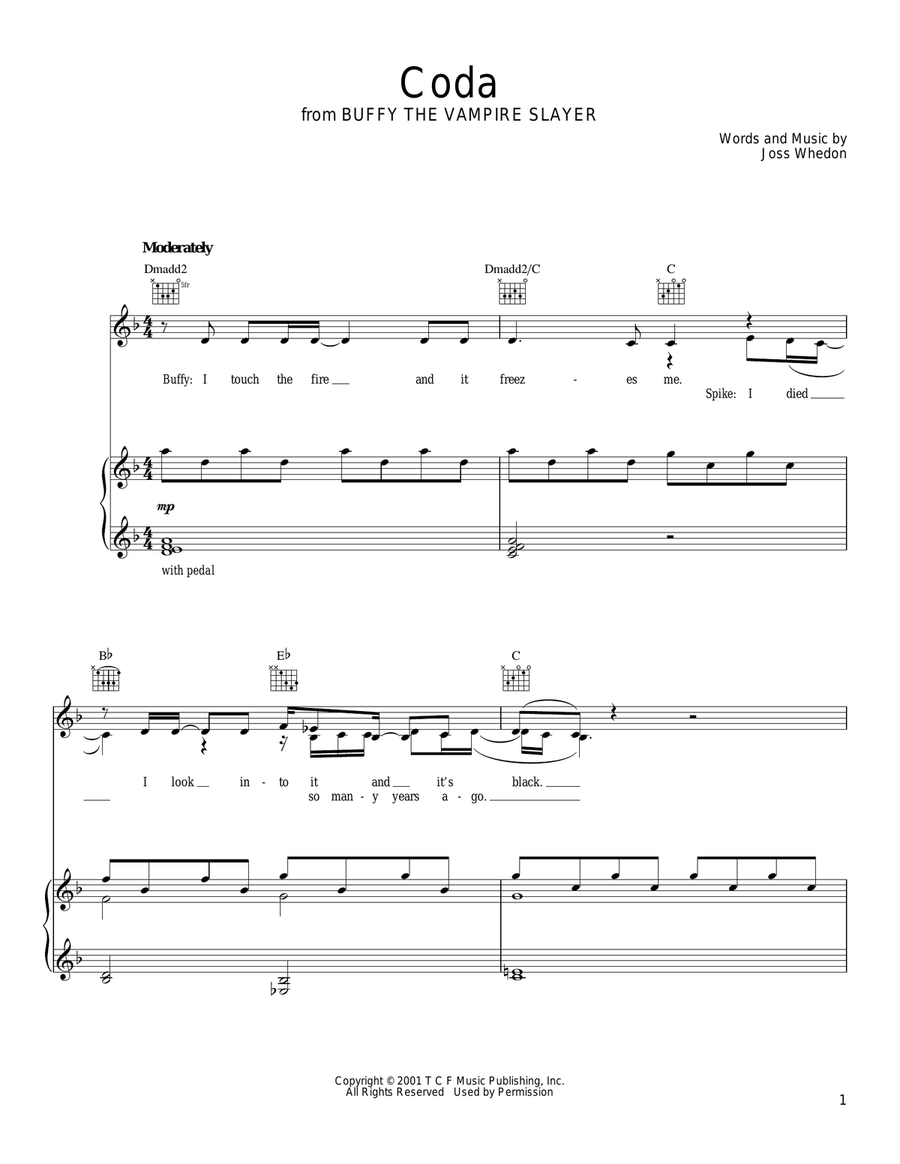 Coda piano hot sale