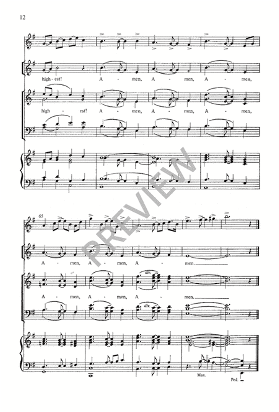 A Mass of Life 4-Part scores gallery preview page 12