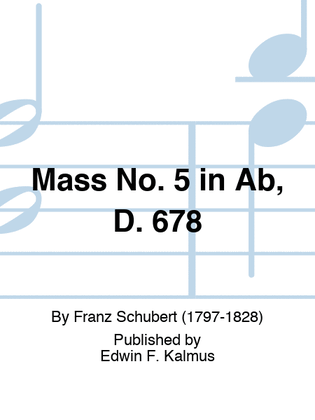 Mass No. 5 in Ab, D. 678