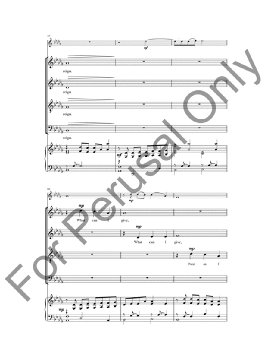 In The Bleak Midwinter (Choral Score) 4-Part scores gallery preview page 9