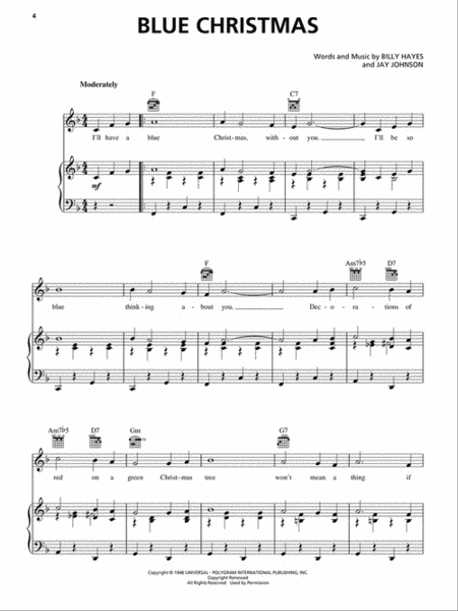 Christmas Favorites Piano scores gallery preview page 3