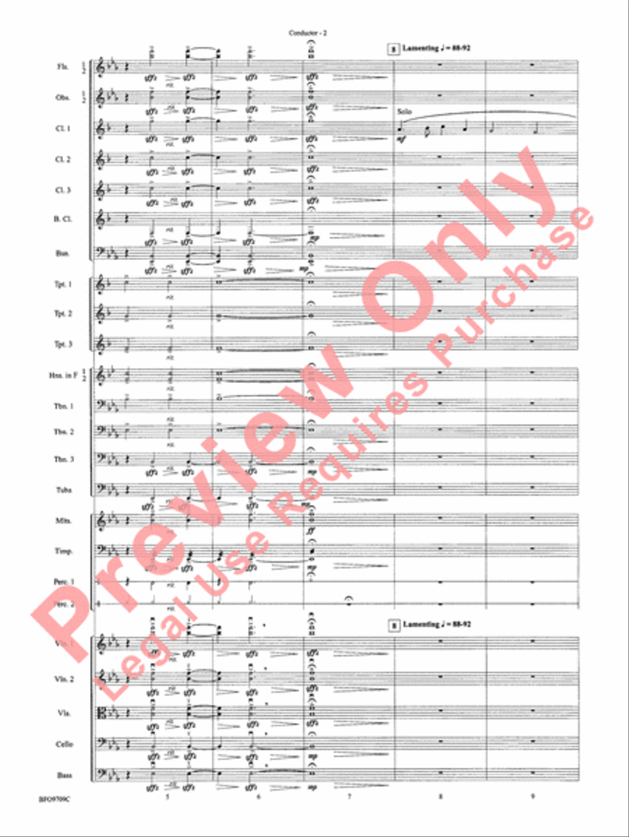 In the Bleak Midwinter Full Orchestra scores gallery preview page 5