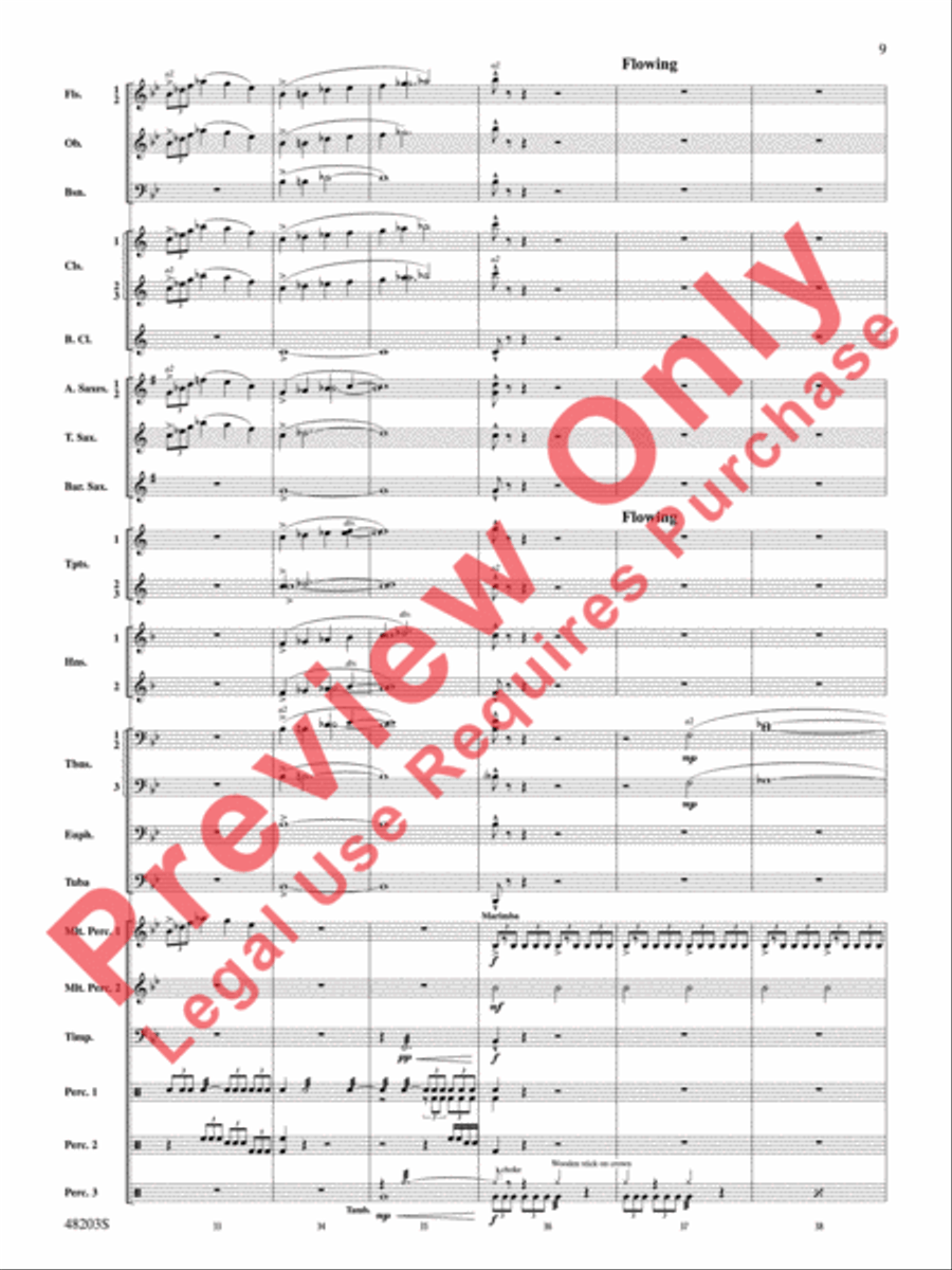 The Summoning The Summoning Concert Band scores gallery preview page 10