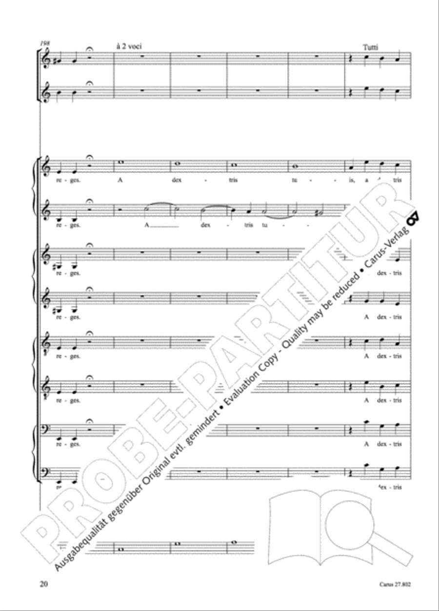 Salmi I (Selva morale e spirituale) Collection / Songbook scores gallery preview page 45