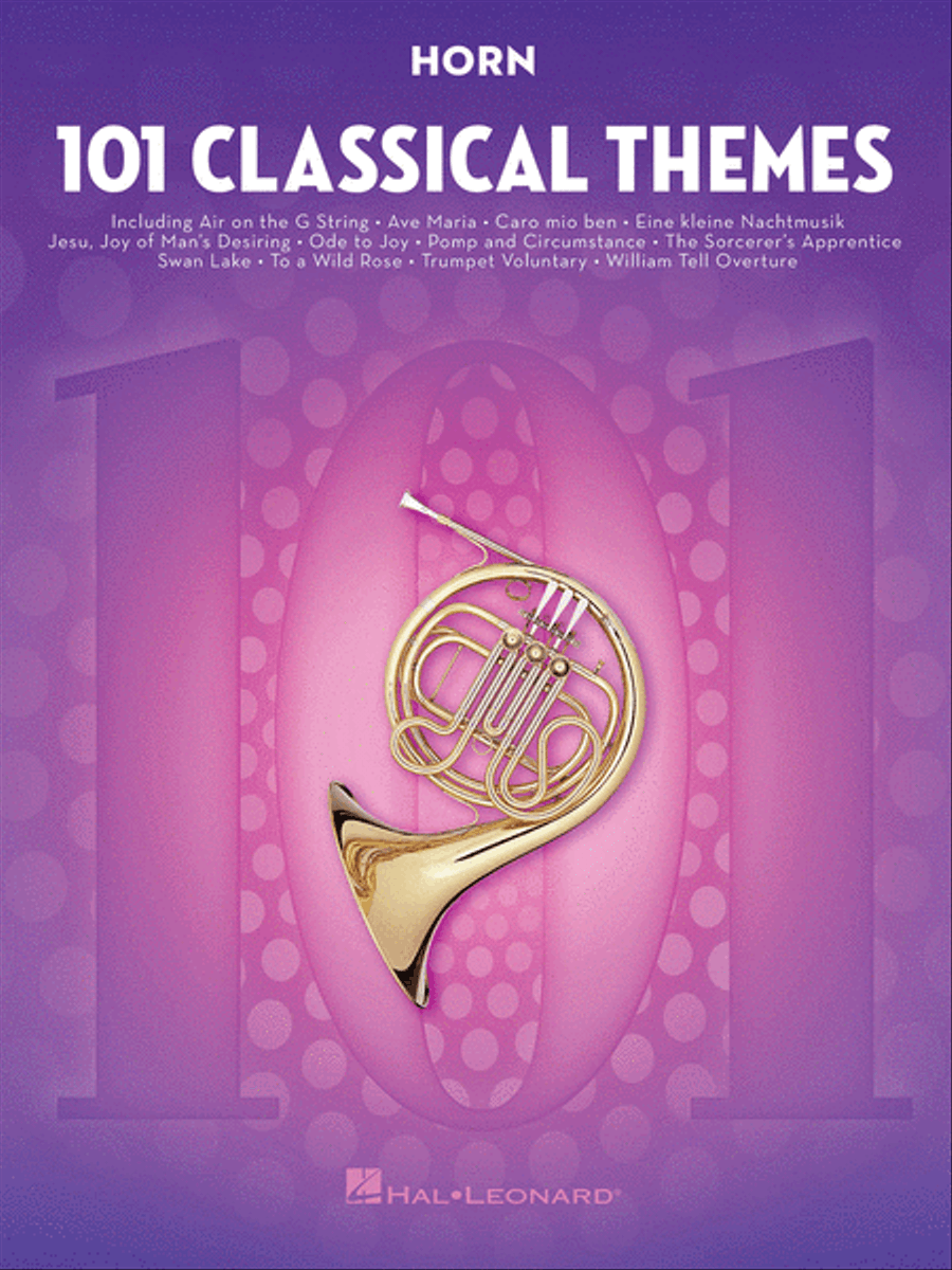 101 Classical Themes for Horn Collection / Songbook scores gallery preview page 1