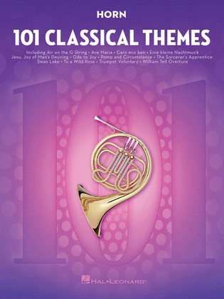 Book cover for 101 Classical Themes for Horn
