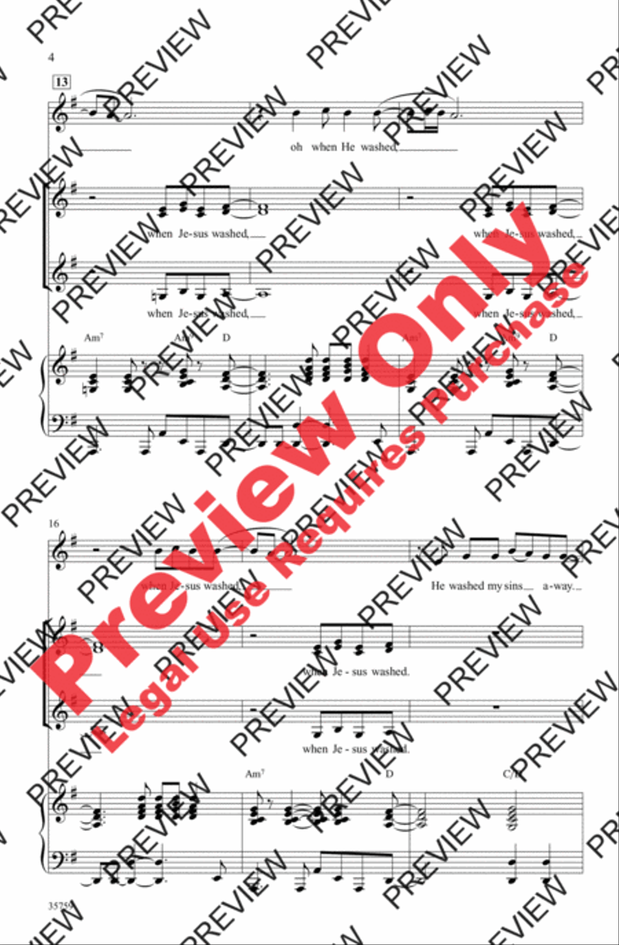 Oh Happy Day Women's Choir scores gallery preview page 4
