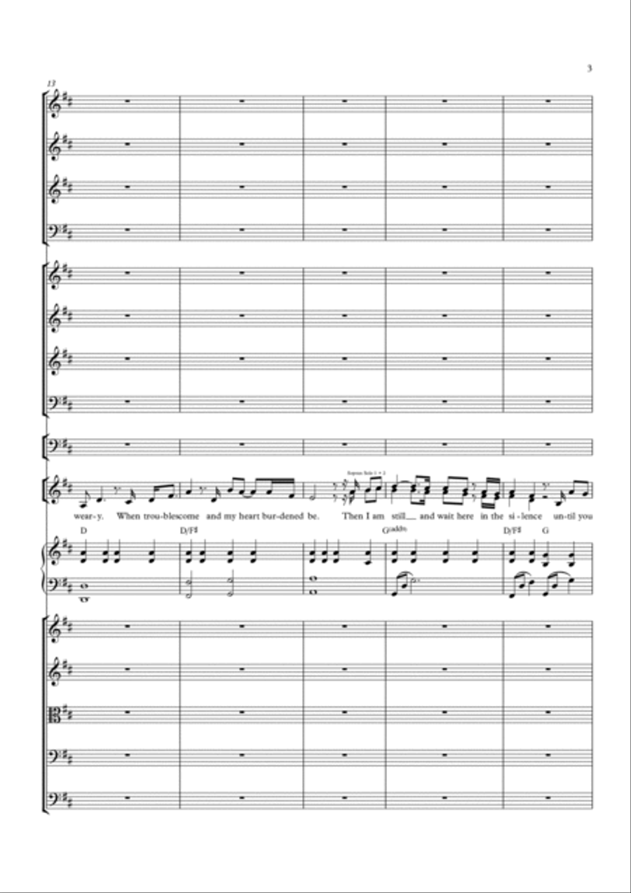 You Raise Me Up Full Orchestra scores gallery preview page 3