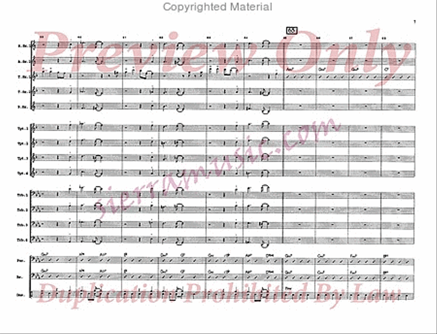 Ol' Man River Big Band scores gallery preview page 8