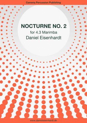 Nocturne No. 2 "Tracery" (Solo for 4.3 Marimba, 4 mallets, 4 minutes)