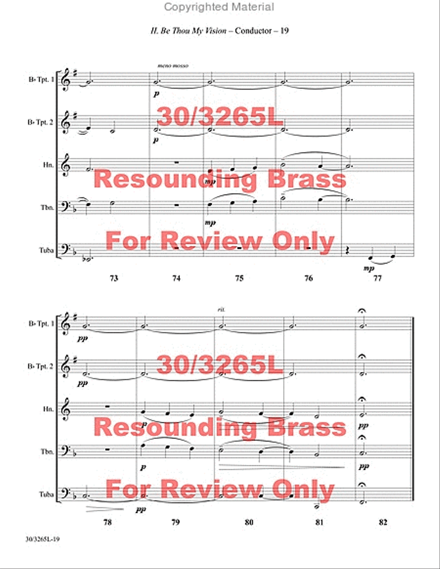 Resounding Brass Brass Quintet scores gallery preview page 20