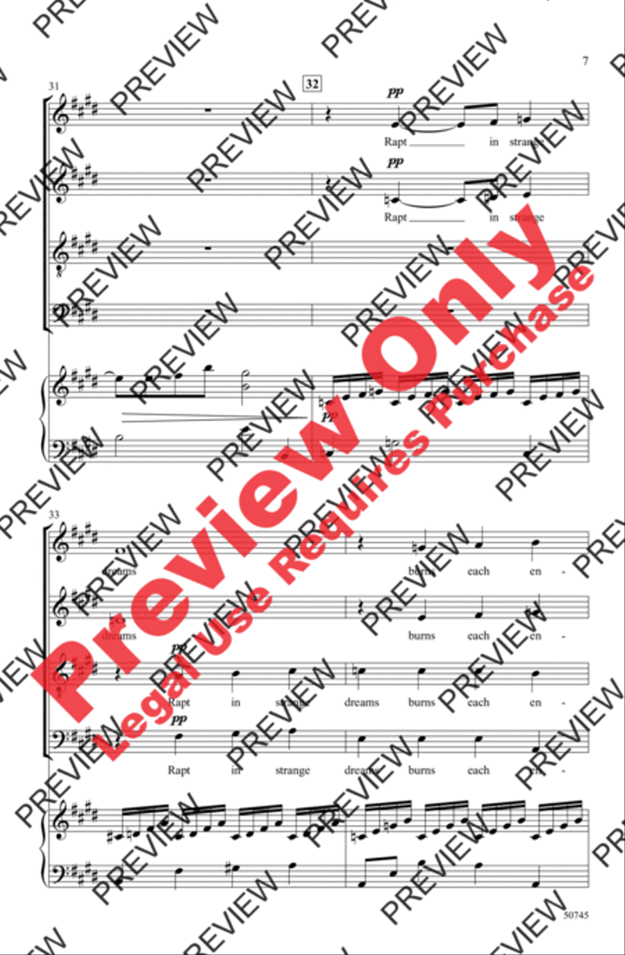 When Music Sounds When Music Sounds 4-Part scores gallery preview page 7