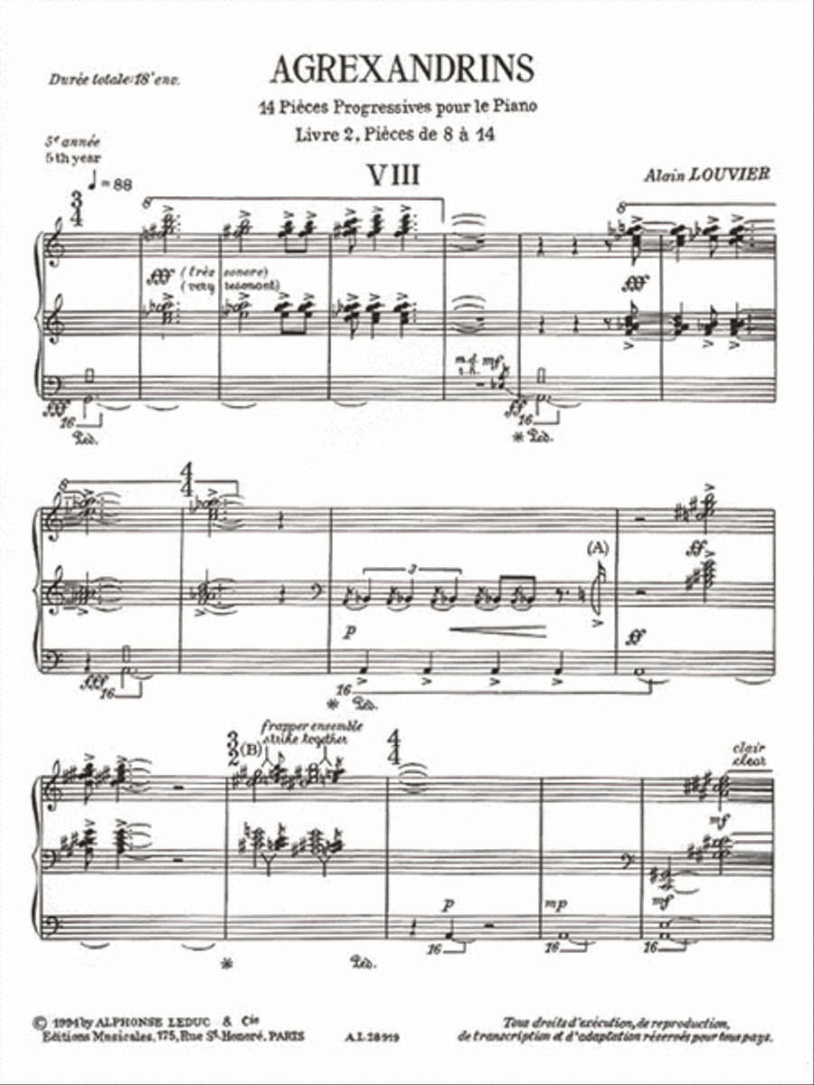 Agrexandrins Vol.2: No.8 - No.14 (piano Solo) Piano Solo scores gallery preview page 2