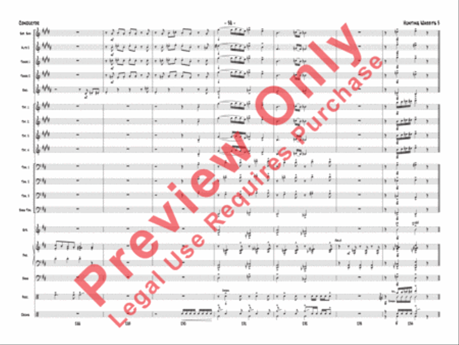 Hunting Wabbits 3 (Get Off My Lawn) Jazz Ensemble scores gallery preview page 41