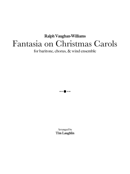 Fantasia on Christmas Carols (Band & Chorus) image number null