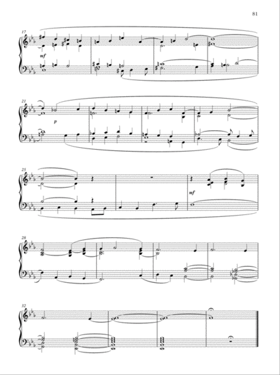 Oxford Book of Lent and Easter Organ Music for Manuals Organ Solo scores gallery preview page 81