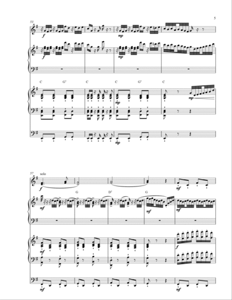 Francisco Canaro - El Chamuyo Piano Trio scores gallery preview page 5