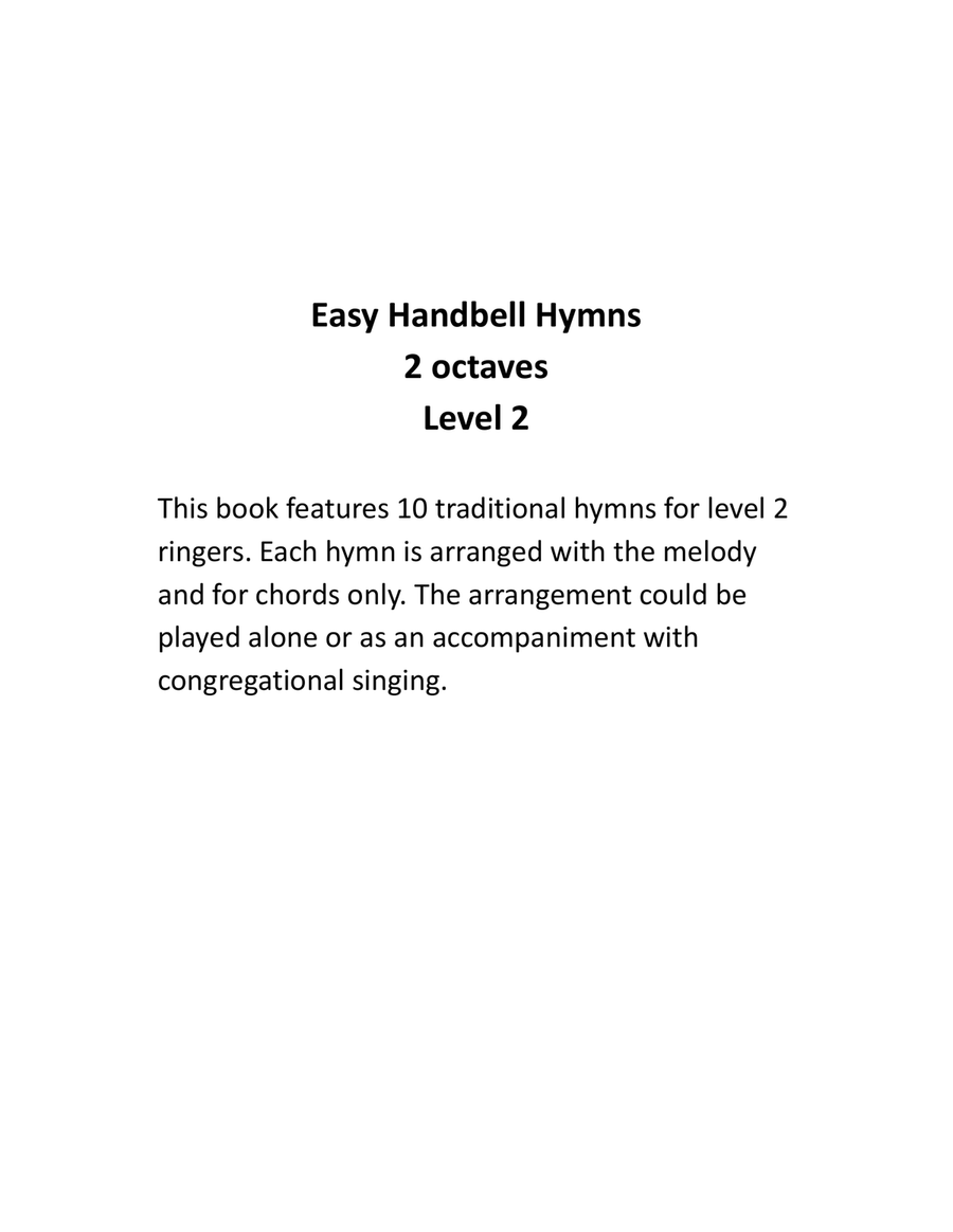 Easy Handbell Hymns (2 octave handbells) 2-Octaves scores gallery preview page 2
