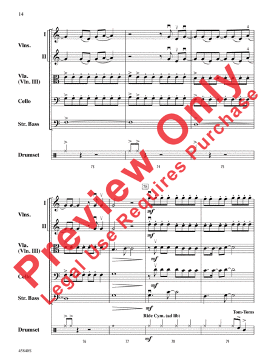 '80s Soundtrax Choir scores gallery preview page 14