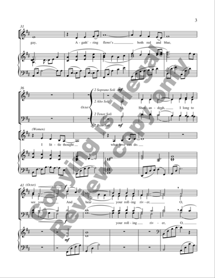 The Water is Wide The Water is Wide 4-Part scores gallery preview page 16