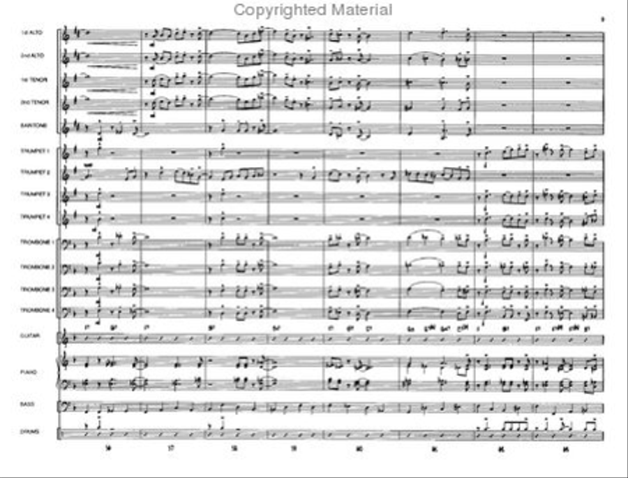 Blues for Buster Jazz Ensemble scores gallery preview page 9