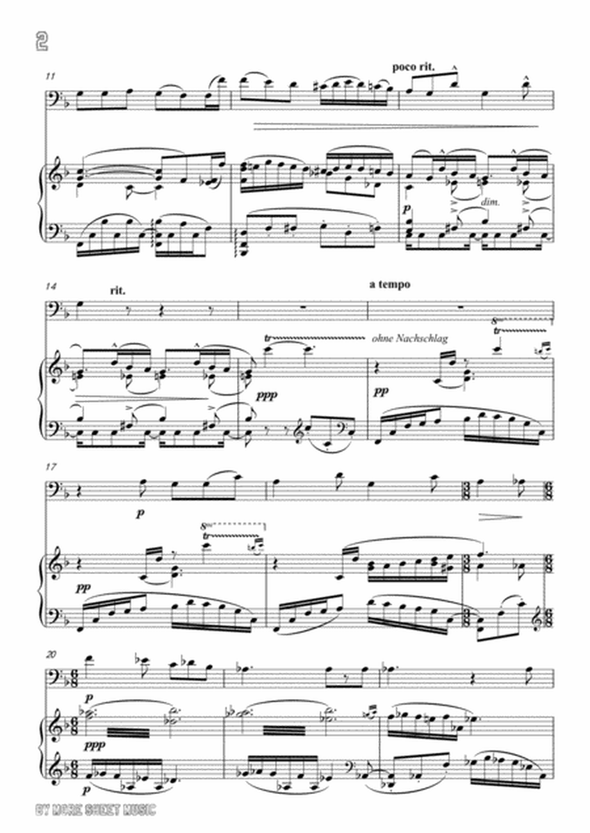 Mahler-Frühlingsmorgen, for Cello and Piano image number null