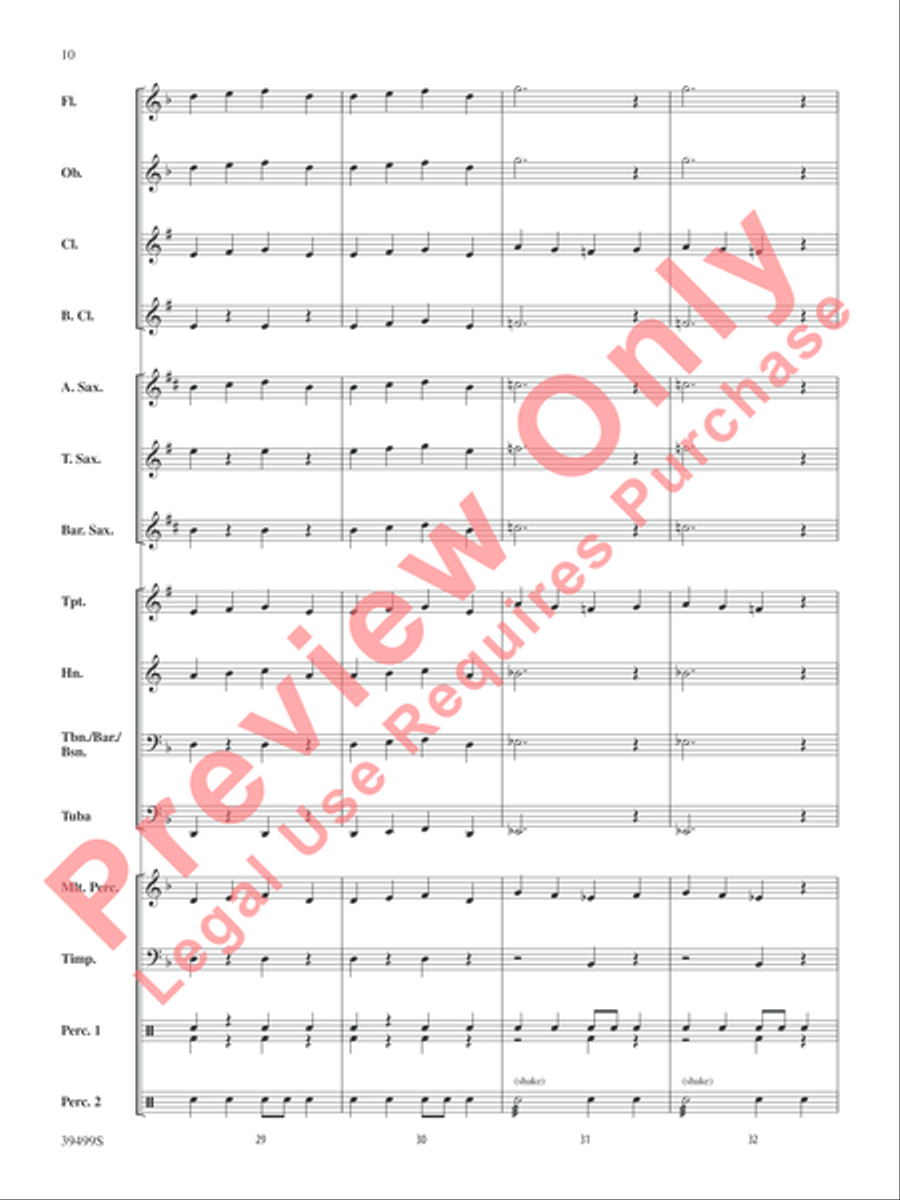 At the Edge of Chaos Concert Band scores gallery preview page 11