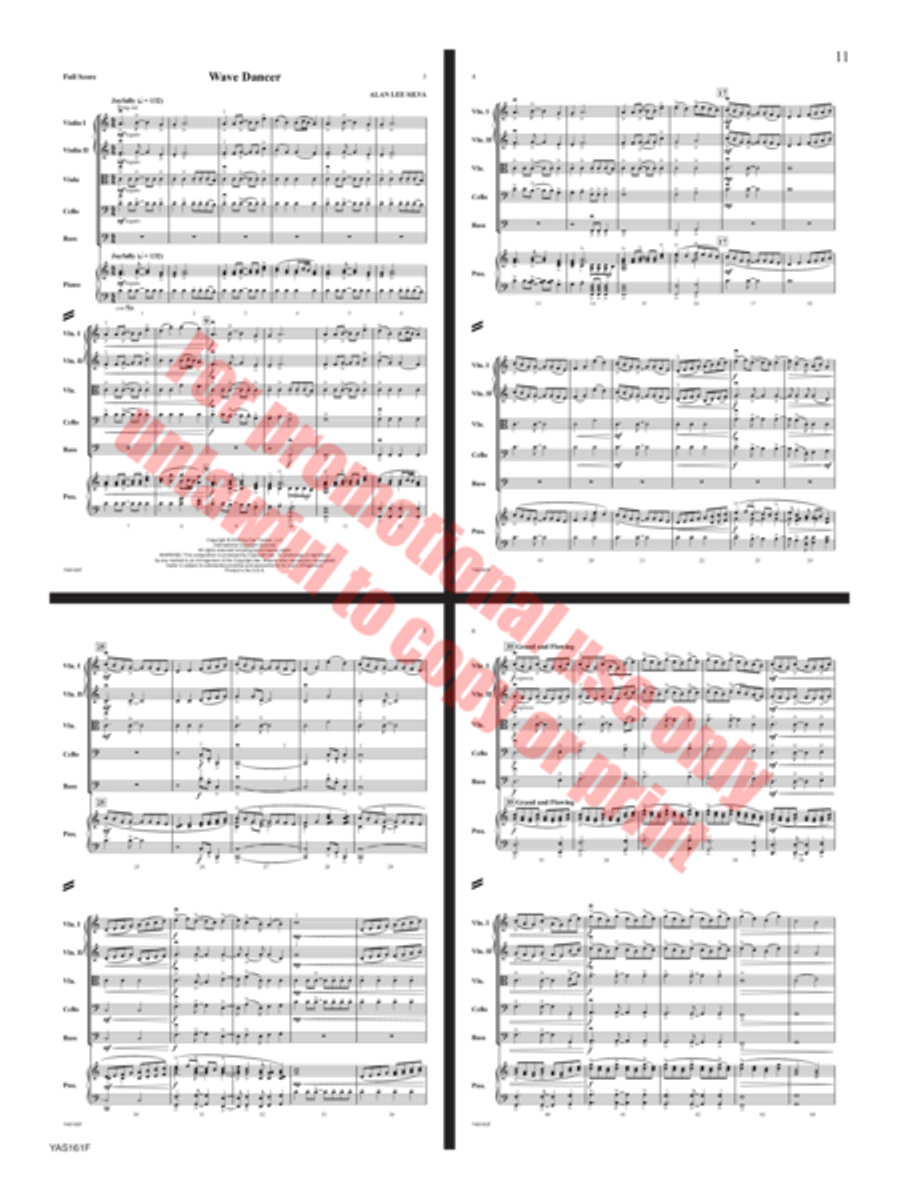 Autumn Waltz Autumn Waltz String Orchestra scores gallery preview page 12