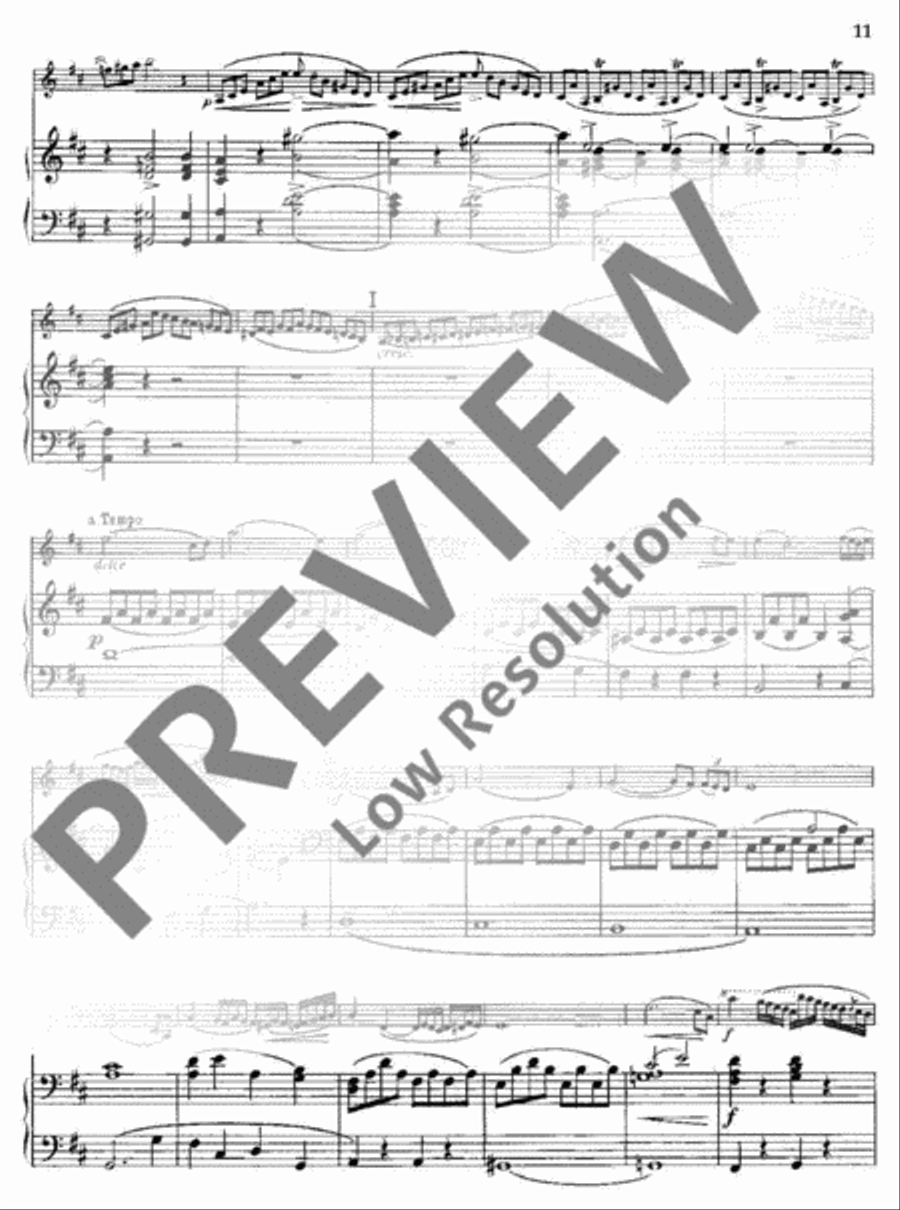 Concerto N°19 D minor Piano scores gallery preview page 12