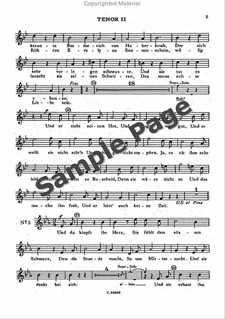 Strauss J Morgenblaetter Op279 (erdlen) TTBB scores gallery preview page 6