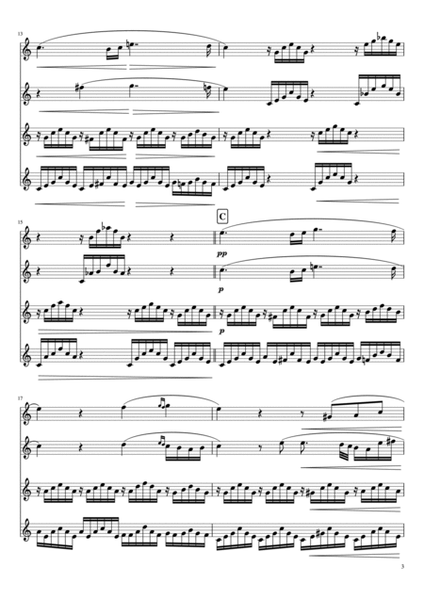 "Ave Maria" (Cdur) flute quartetto image number null