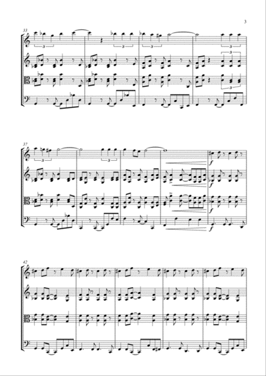 Can't Take My Eyes Off Of You String Trio scores gallery preview page 3