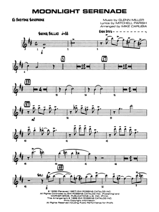 Moonlight Serenade: E-flat Baritone Saxophone