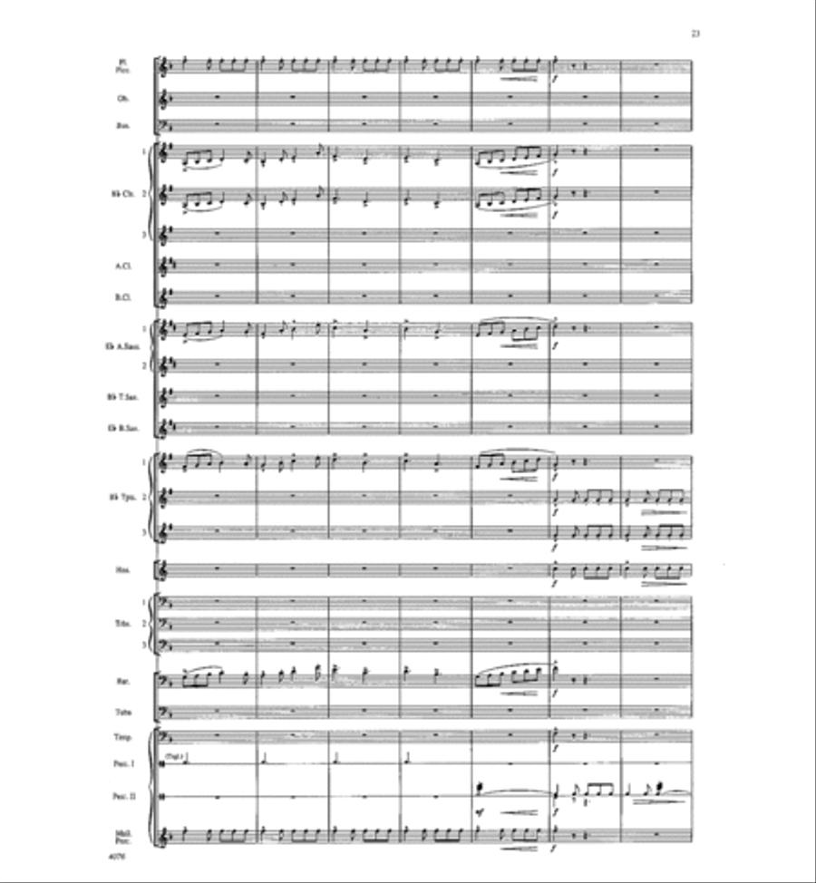 West Highlands Sojourn West Highlands Sojourn Concert Band scores gallery preview page 24