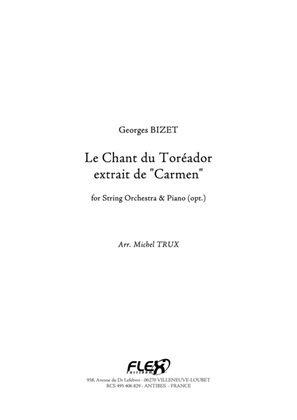 Book cover for The Toreador Song from Carmen