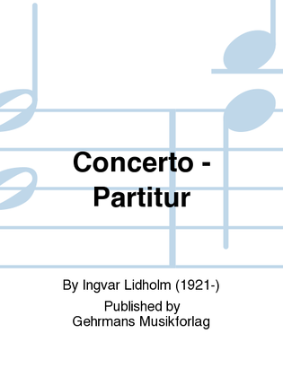 Concerto - Partitur