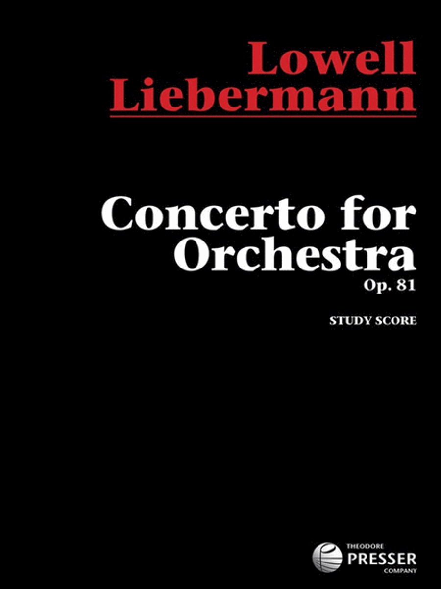 Book cover for Concerto For Orchestra