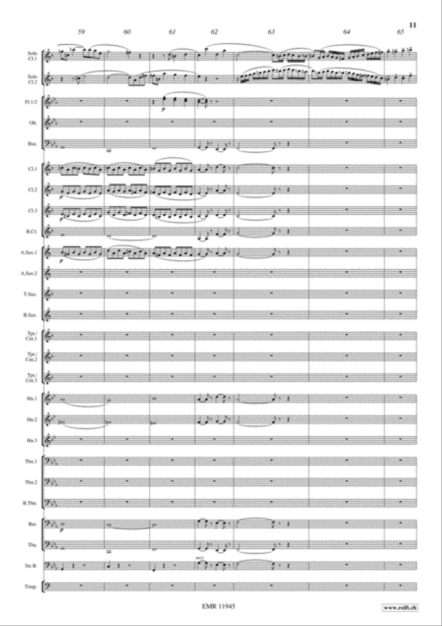 Concerto Concert Band scores gallery preview page 11