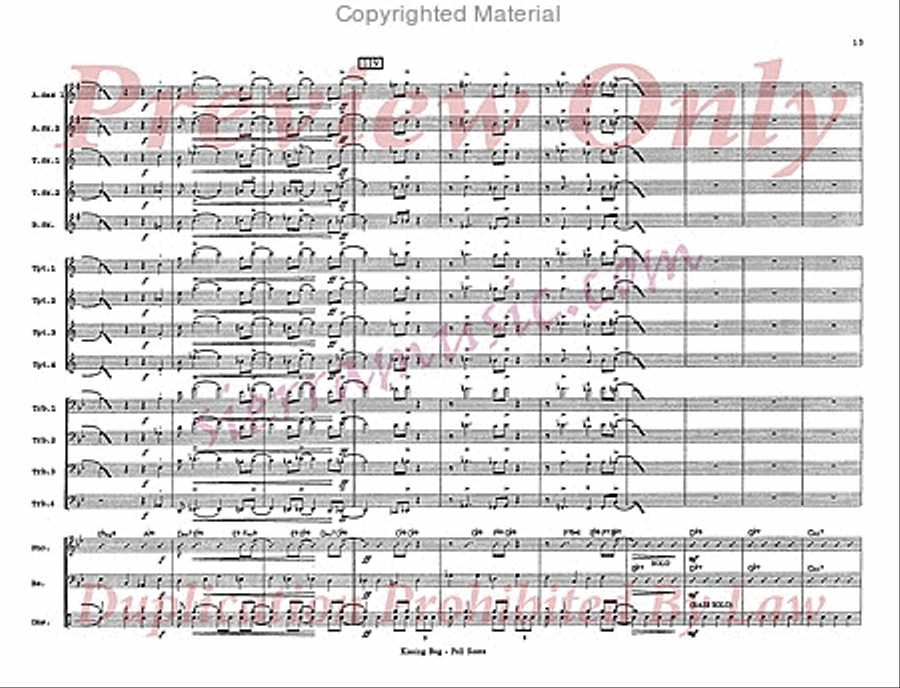 Kissing Bug Big Band scores gallery preview page 14